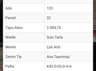 ELAZIĞ MERKEZ PELTE KÖYÜNDE SATILIK BAHÇE
