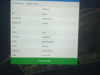 SATILIK YATIRIMLIK DENİZE SIFIR KONUMDA ARAZI